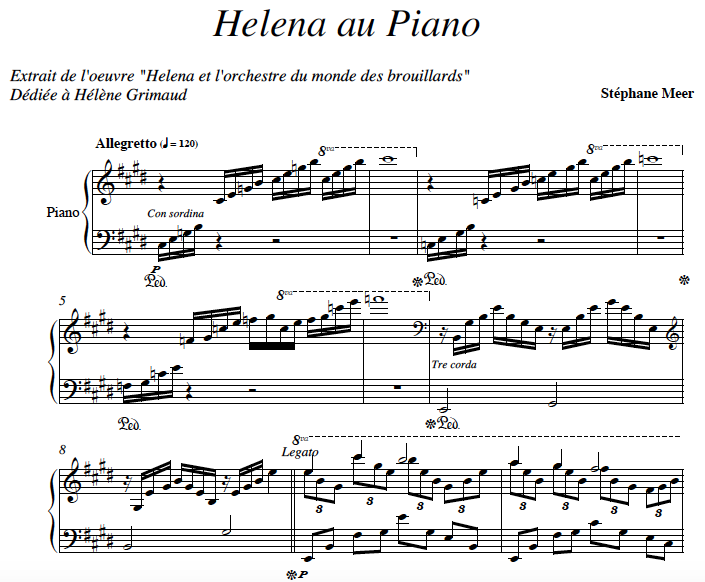 Helena au piano